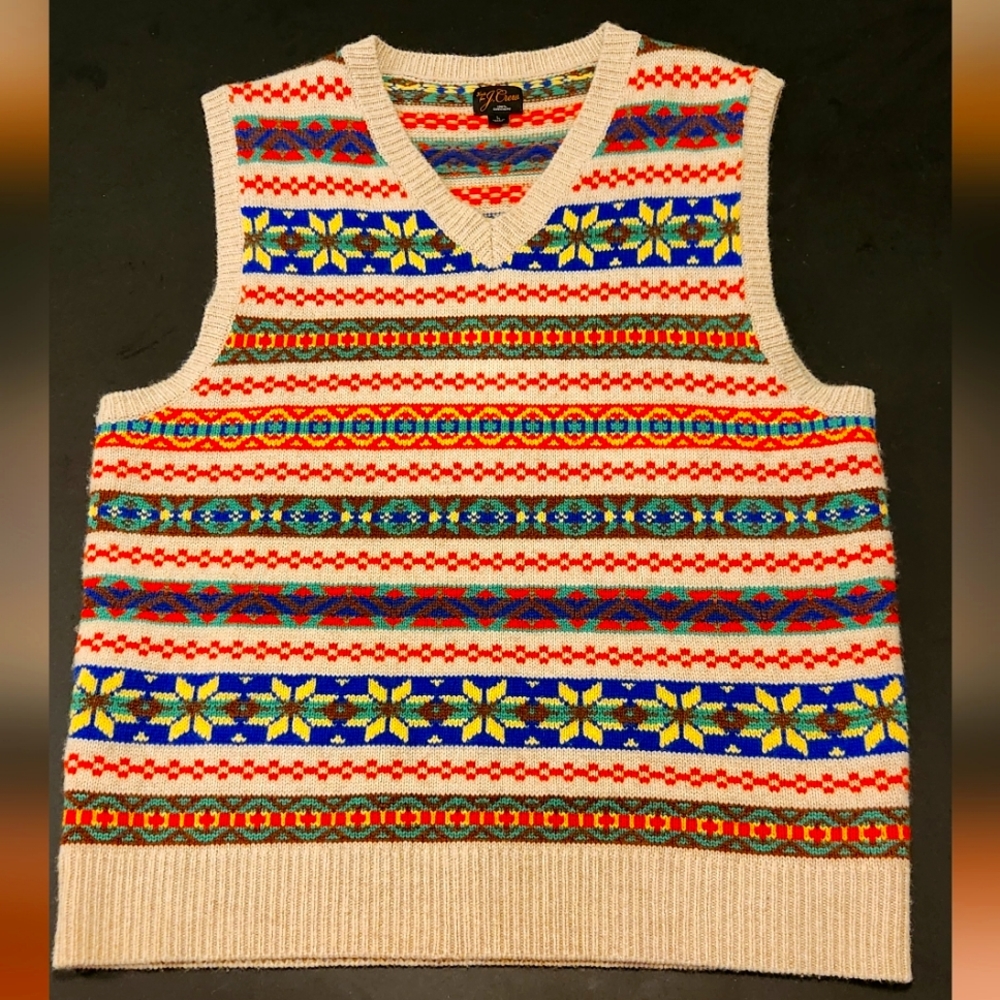 100% cashmere sweater vest j.crew